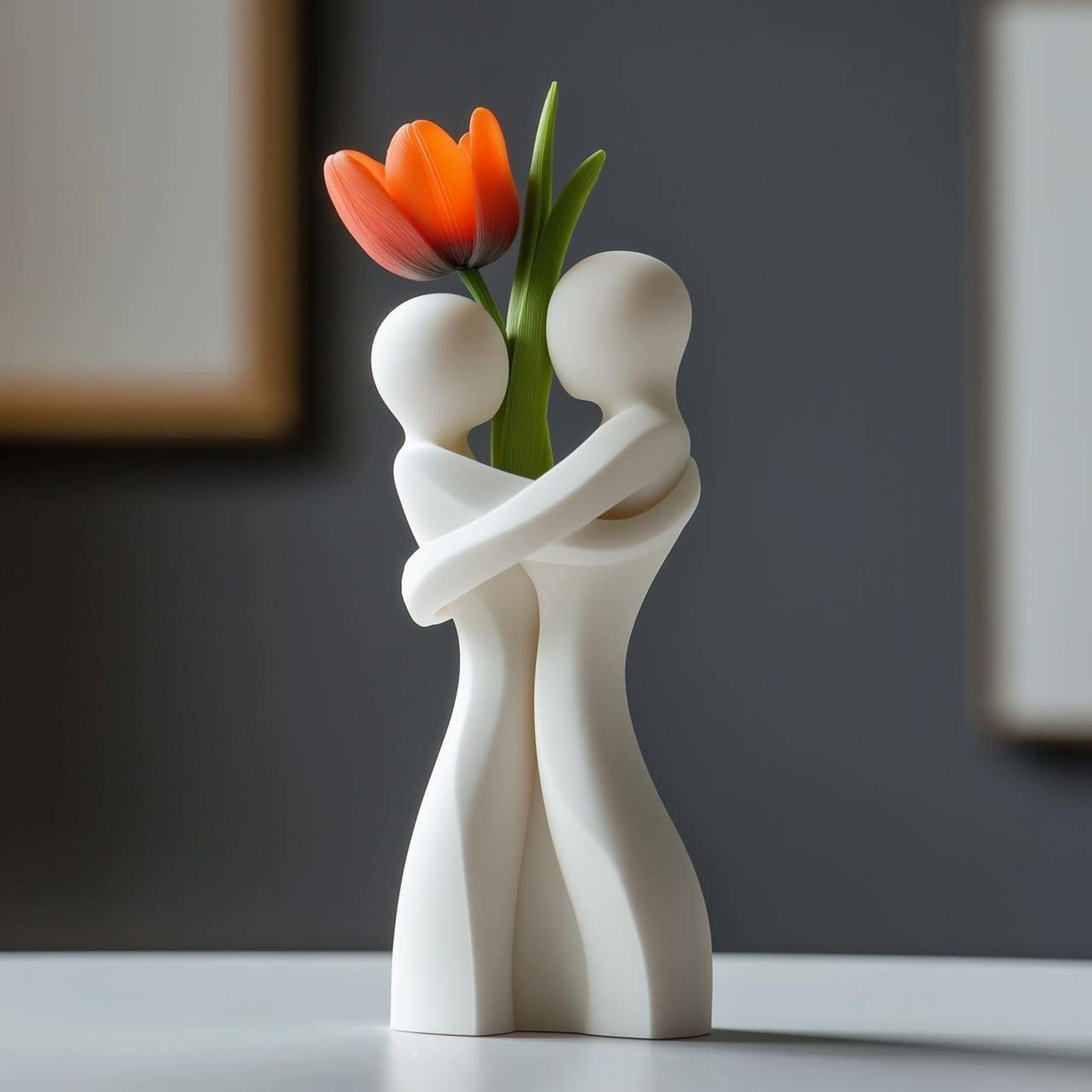 3D Printing Vase - قطعة واحدة من مزهرية عناق على