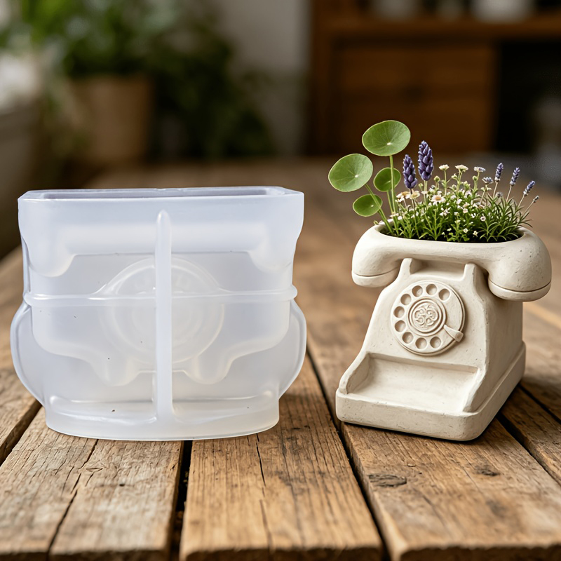 3D Printing Vase - قالب سيليكون ثلاثي الأبعاد بتصميم هاتف