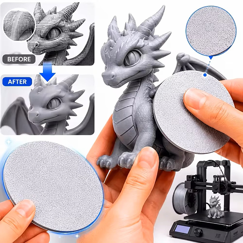 3D Printing Ideas - أداة إزالة خطوط الطبقة PLA لقرص