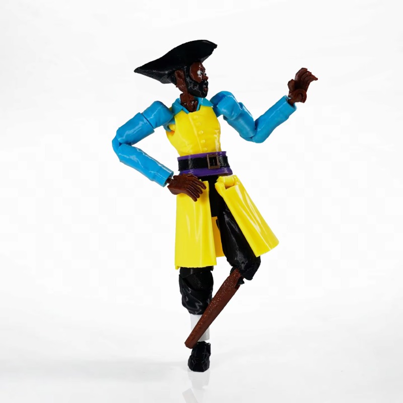 مجسم حركي متعدد المفاصل مطبوع  - مراجعة 3D Printing Action Figure وسعره