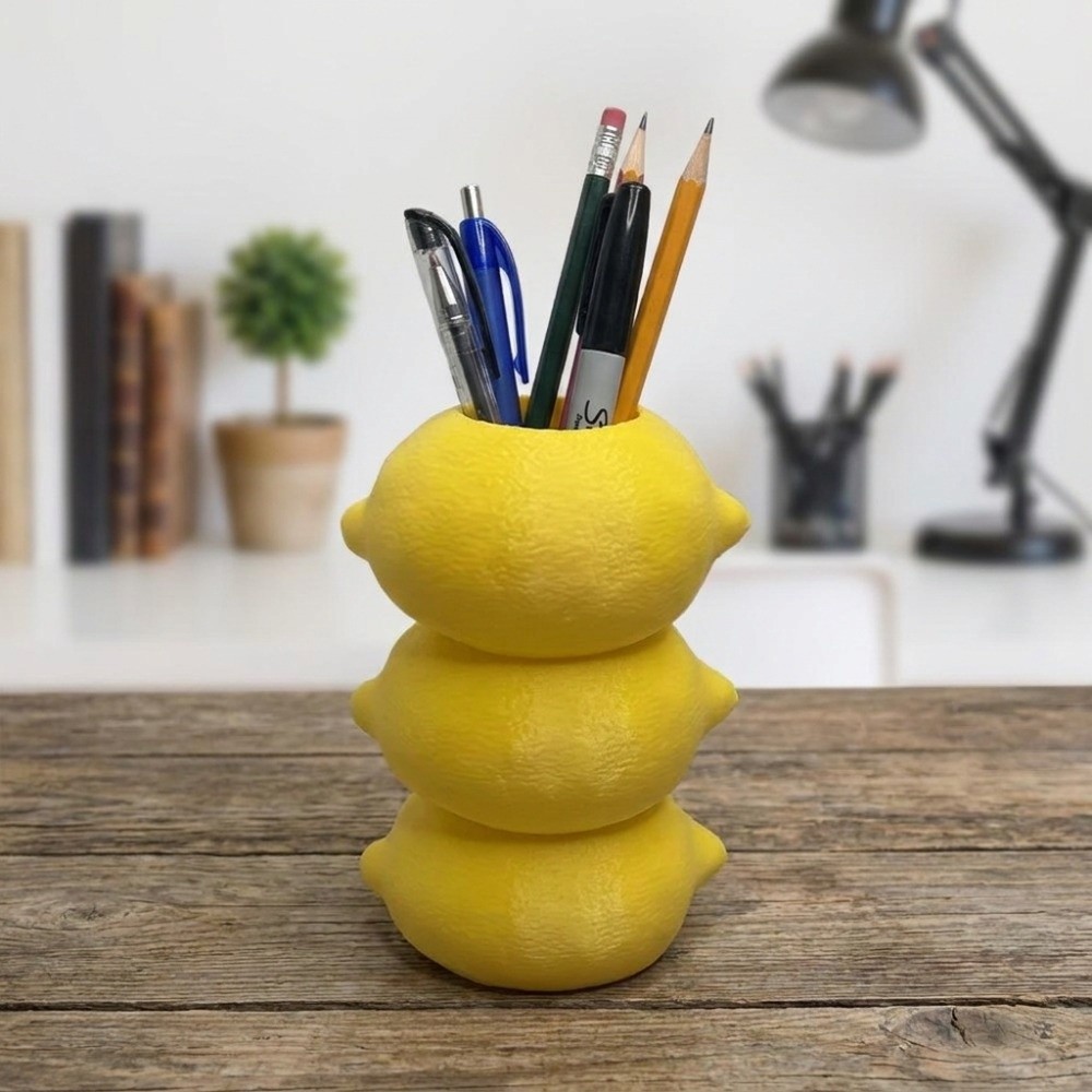 مزهرية على شكل ليمون بتصميم ثل - مراجعة 3D Printing Vase وسعره