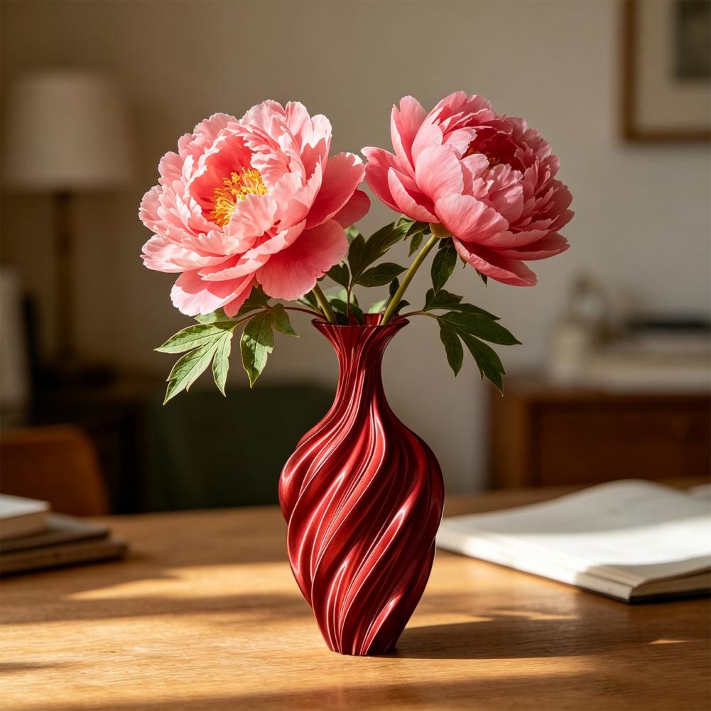مزهرية عصرية بتصميم ملتوي مجرد - مراجعة 3D Printing Vase وسعره