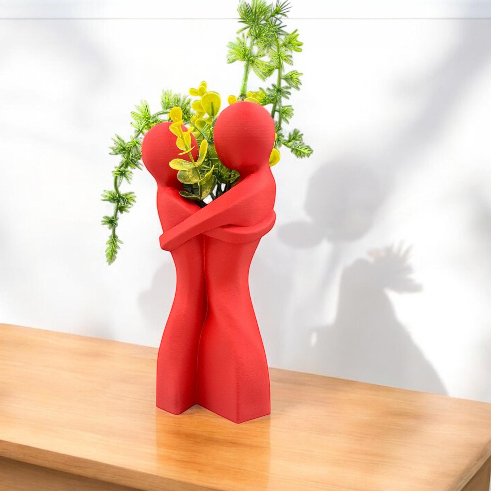 قطعة واحدة من مزهرية عناق على  - مراجعة 3D Printing Vase وسعره