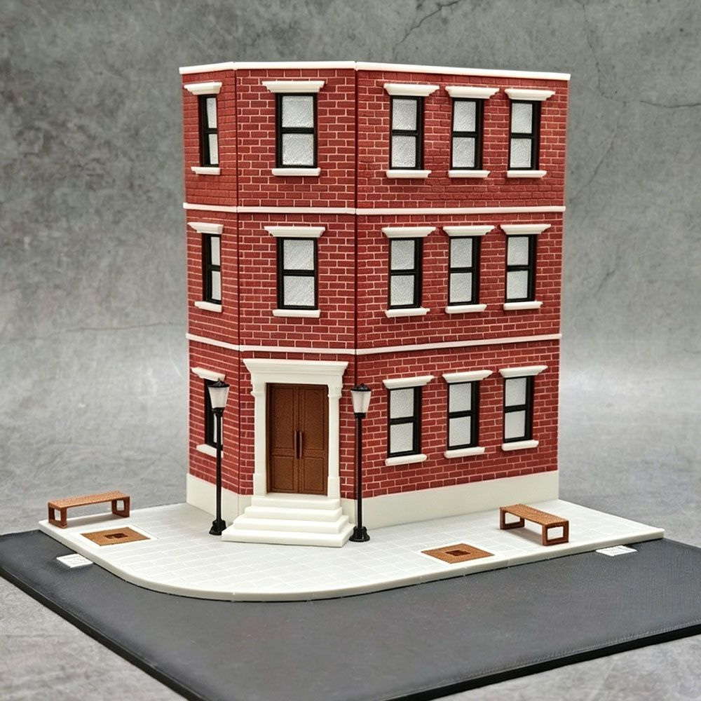 مشهد مصغر بمقياس 1:64، قالب أب - مراجعة 3D Printing Lego وسعره