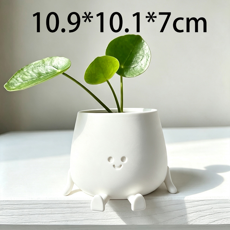 وعاء نباتات بتصميم وجه مبتسم ث - مراجعة 3D Printing Vase وسعره