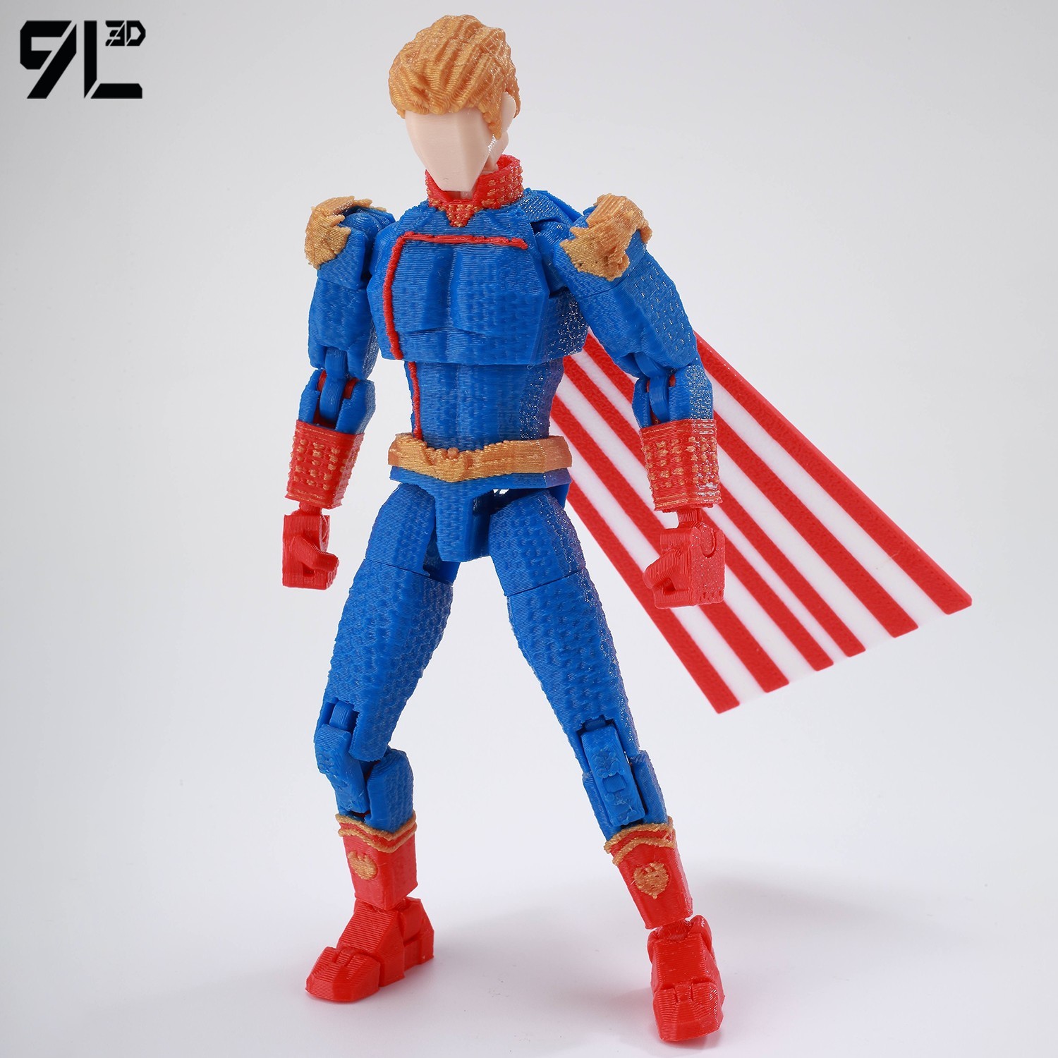 9L3D مجسم شخصية سوبر سولدجر من - مراجعة 3D Printing Action Figure وسعره