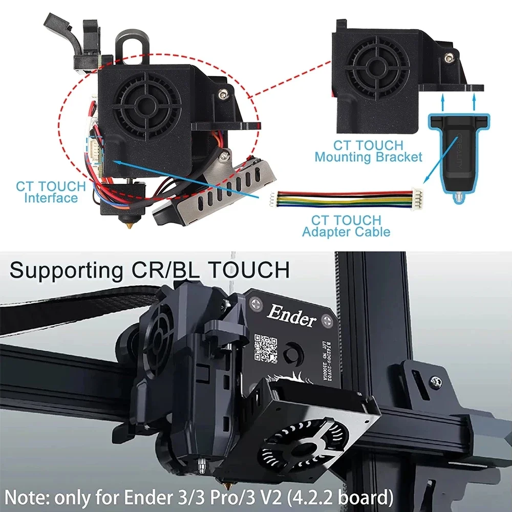 كرياليتي CR كابل اللمس ترقية أ - مراجعة Probe Bltouch Leveling وسعره