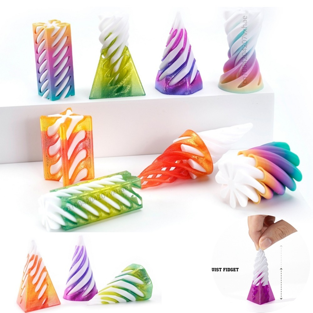 ألعاب دوارة حلزونية مطبوعة ثلا - مراجعة 3D Printing Ideas وسعره