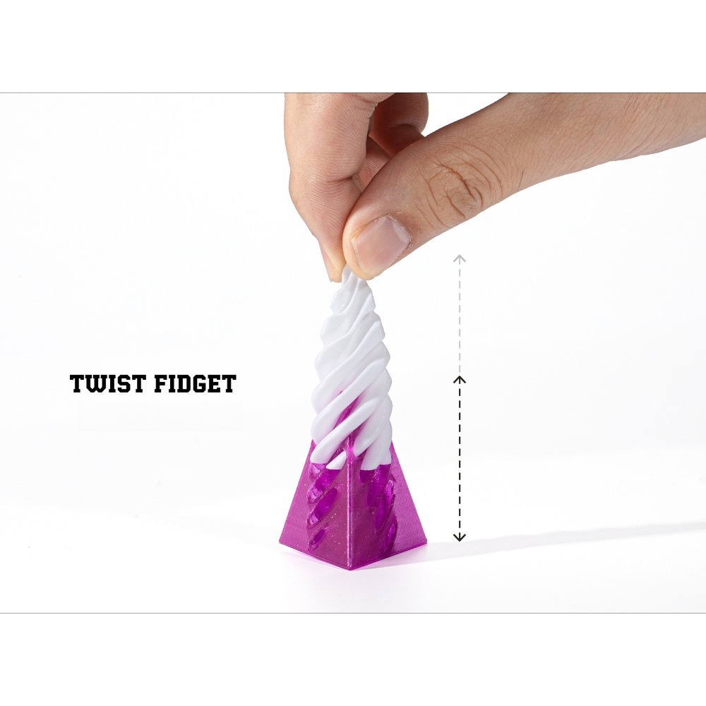 ألعاب دوارة حلزونية مطبوعة ثلا - مراجعة 3D Printing Ideas وسعره