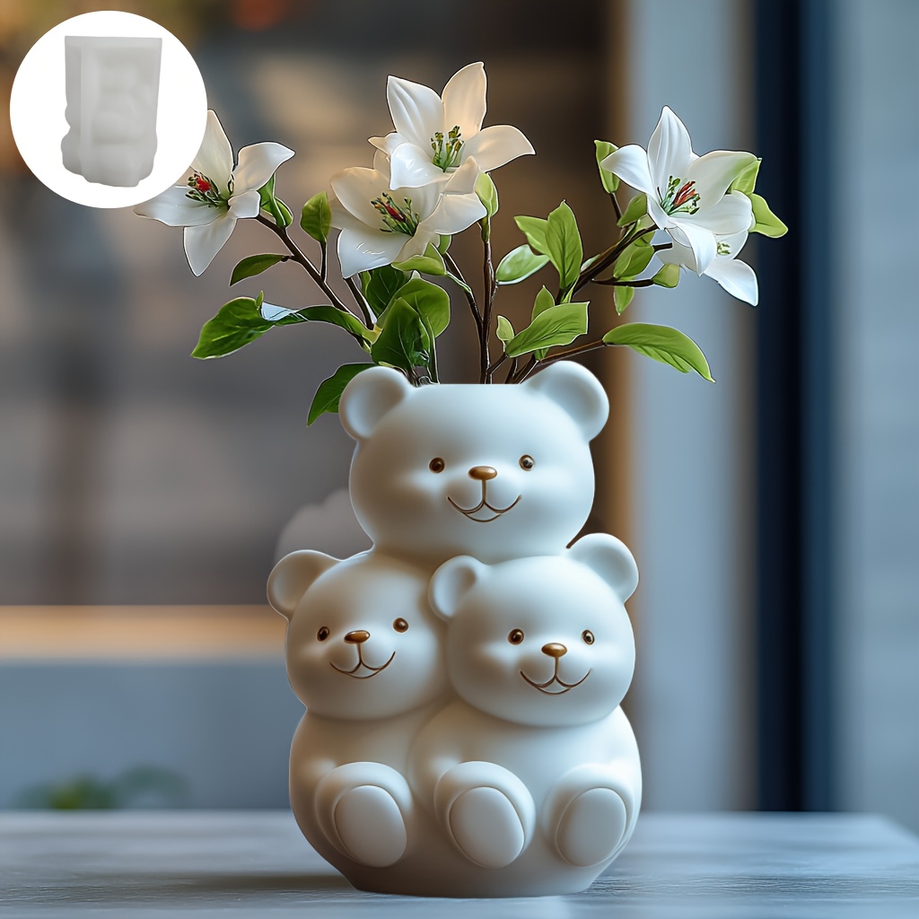 قالب سيليكون راتنجي ثلاثي الأب - مراجعة 3D Printing Vase وسعره