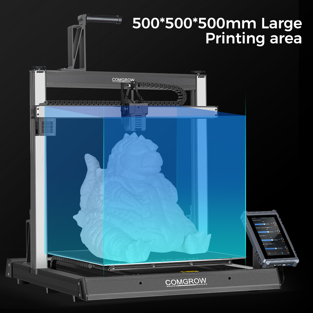 COMGORW-T500 طابعة كبيرة ثلاثي - مراجعة 3D Printing Klipper وسعره