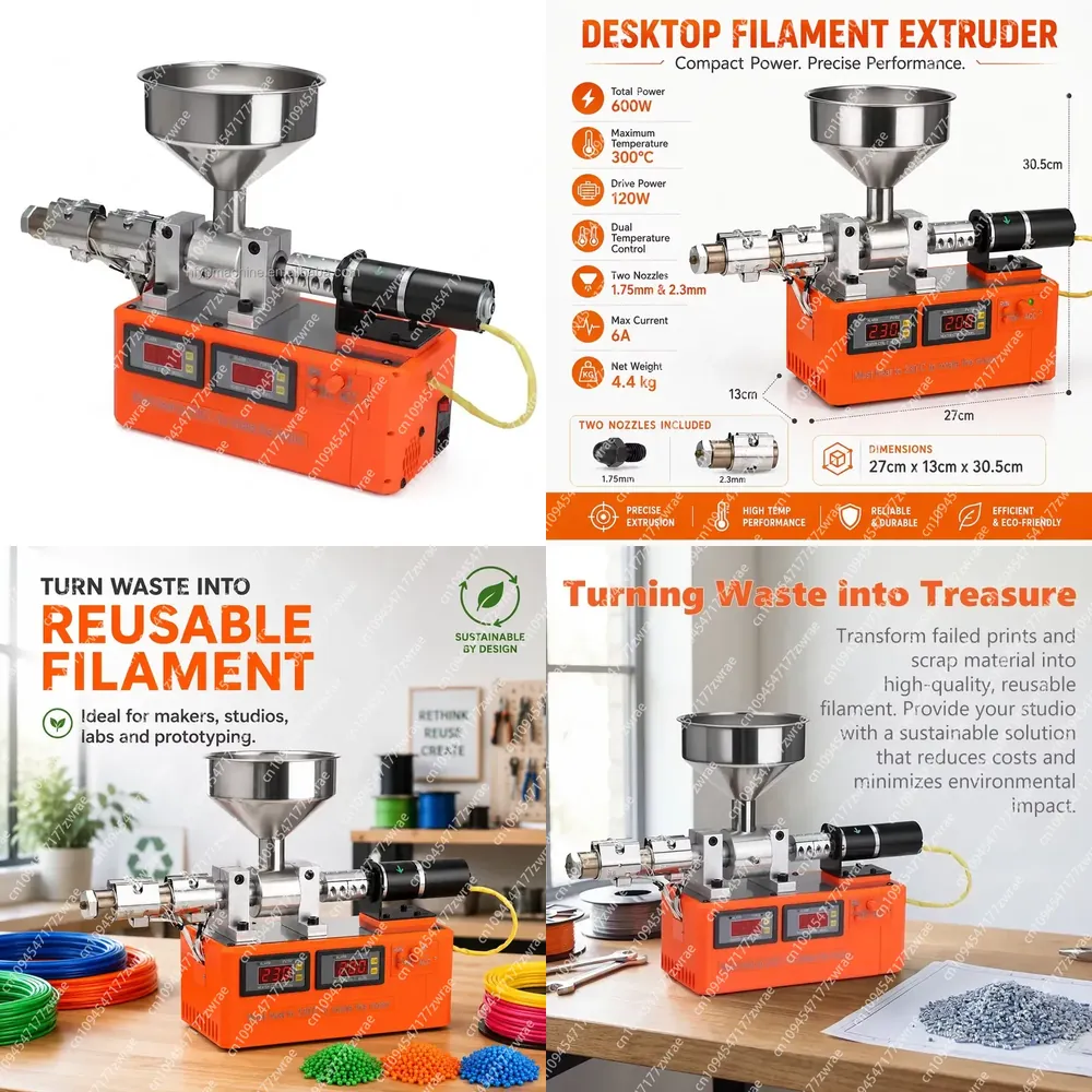 آلة إعادة تدوير النفايات لطباع - مراجعة 3D Printing Waste وسعره