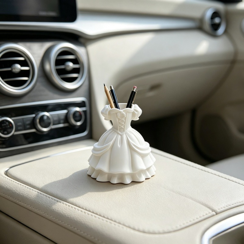 حامل أقلام على شكل فستان أميرة - مراجعة 3D Printing Vase وسعره