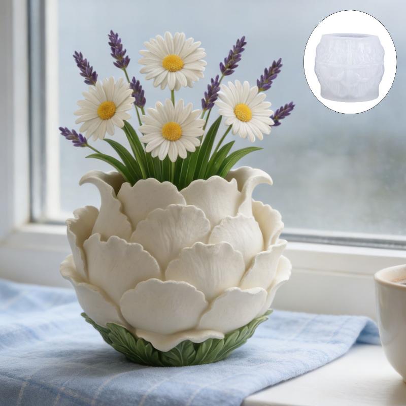 قالب سيليكون ثلاثي الأبعاد يدو - مراجعة 3D Printing Vase وسعره